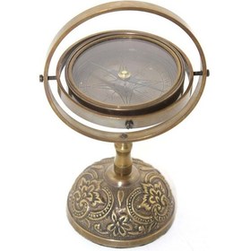 Resim Dekoratif Pirinç Pusula Ksk2082 