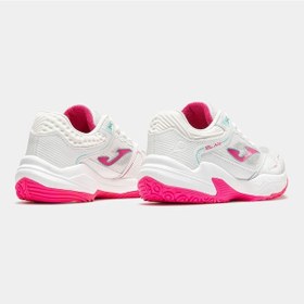 Resim Joma Jslams2632om Slam Jr Tenis Ve Padel Ayakkabısı Çocuk - Beyaz/pembe 