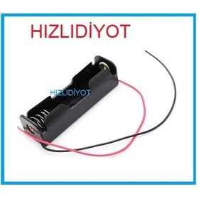 Resim 18650 Tekli Lityum Iyon Pil Yuvası Kaliteli Arduino Uyumlu 