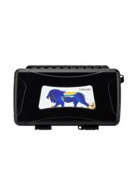Resim Lubinski Seyahat Puro Kutusu Humidor Kırılmaz Plastik Siyah Lion 5's 