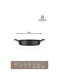 Resim 9 Parça Siesta Paslanmaz Çelik Saklama Kabı Sahan Set & Krep Tava siyah 