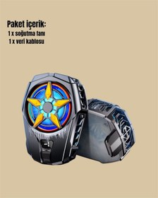 Resim Drnds Oyunlar İçin Telefon Soğutucu 65-85 Mm Uyumlu, Dijital Ekranlı 