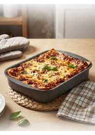 Resim Hascevher Lavilla Prime Granit 25 Cm Köşeli Tepsi Varsayılan 
