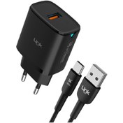 Resim Linktech C303 18w Auto Id Type-c Kablolu Şarj Aleti Set 
