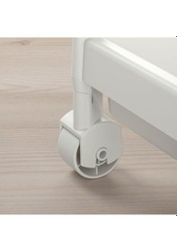 Resim Beyaz Vesken Tekerlekli Raf Unitesi - 3 Katlı Vesken Raf - Banyo Rafı - Mutfak Rafı - 54 X 18 X 71 Çok Renkli 