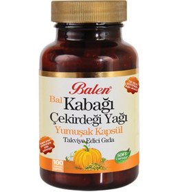 Resim Balen Kabak Çekirdeği Yağı Yumuşak Kapsül 100 Kapsül 1380 MG 