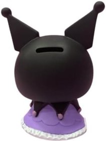 Resim Netavantaj Kawaii Kuromi Plastik Kumbara, Mor, 20 cm, Orta Boy 