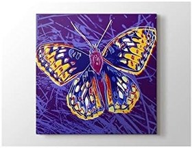 Resim Andy Warhol - Butterfly Tablo-60 X 60 Cm Kare 