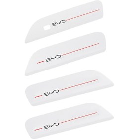 Resim Suntek 4x Araba Kapı Kolu Kapak Çıkartmalar Guard Su Geçirmez 