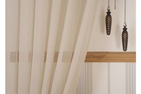 Resim MASSARELLİ PAMUK DOKULU TÜL BEJ 1-2 SEYREK PİLE 400X260 