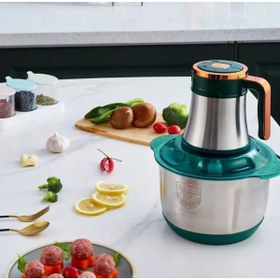 Resim Empressco Elektrikli Mutfak Robotu, Sebze İçin 3,0 L Paslanmaz Çelik Kapasiteli 