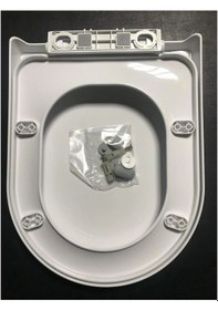 Resim Donau Orkide Yavaş Kapanan Klozet Kapağı 