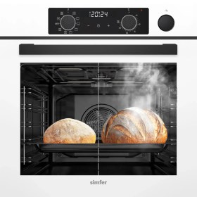 Resim Ank.fırın Steam Master Beyaz Cam Dij.saat 