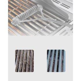 Resim K-Yonlineticaret Paslanmaz Çelik Izgara Temizleme Fırçası Mangal ve Barbekü Için 