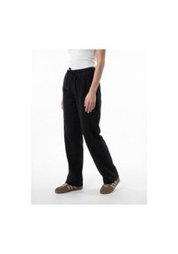 Resim Straight Fit Kadın Pantolon Siyah 