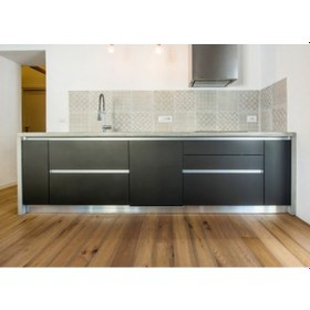 Resim Decohandy 30x30 Cm Kendinden Yapışkanlı Pvc Karo Mutfak Arası 4 Lü Karışık Model 0,36m2 