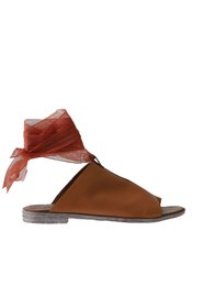 Resim Bueno Shoes Taba Deri Kadın Parmak Arası Terlik 01wn5008 