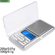 Resim FODWET Cep Ölçeği Dijital Takı Ons / Ölçüm Ölçeği Telefon İçin Arka Aydınlatmalı LCD, Hassasiyet 200g 0.01g Mini Seyahat Ölçeği 2*AAA Piller Dahil Değildir 