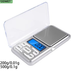 Resim FODWET Cep Ölçeği Dijital Takı Ons / Ölçüm Ölçeği Telefon İçin Arka Aydınlatmalı LCD, Hassasiyet 200g 0.01g Mini Seyahat Ölçeği 2*AAA Piller Dahil Değildir 