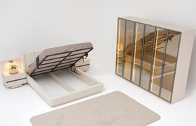 Resim Kumsal Camlı Yatak Odası 