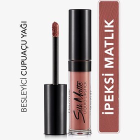 Resim Flormar Silk Matte Liquid Lipstick Likit Ruj 002 Fall Rose 