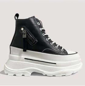 Resim Guja 24k345-4 Yüksek Taban Hafif Kadın Sneakers Bot Siyah 