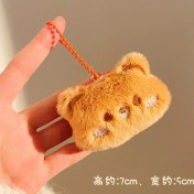 Resim OEMG Yeni Yaratıcı Sevimli Anahtarlık Karikatür Peluş Bebek Kolye Çok Yönlü Anahtarlık Kolye Çanta Bebek Çekicilik (Yurt Dışından) 