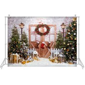 Resim Ximistore9 Noel Temalı 2.1x1.5m Fotoğraf Arka Planı - Poliester Lif W-5317 Modeli 
