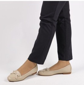 Resim Twoegoist Kadın Hakiki Deri Günlük Ayakkabı / Babet 