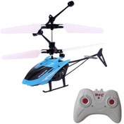 Resim Şarj Edilebilir Mini Rc 2 Kanal Drone Uzaktan Güvenli Düşmeye Dayanıklı Rc Blue-with Rc 