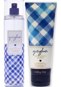 Resim Bath & Body Works Gingham Vücut Losyonu Ve Spreyi 2'li Set 