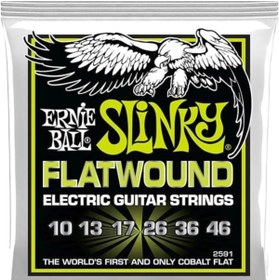Resim AyrStore Normal Slinky Flatwound Elektro Gitar Telleri 10 46 Kalibre 