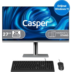 Resim Casper Nirvana A87.210H-BF00A-V-G Intel Core 5-210H 16GB RAM 1TB NVME SSD Windows 11 Home All In One 