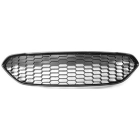 Resim Ford Fiesta Zetec-s 2013-2017 Ön Tampon Orta Izgarası İçin Petek Siyah Üst Izgara Değişimi 