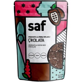 Resim SAF Amarantlı ve Pirinç Patlaklı Çikolata 40g 