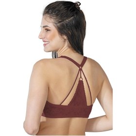 Resim Bordo Mı Emay 187 B Önden Açılır Balenli Sporcu Sütyen Bordo 