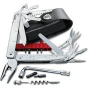 Resim yenibagshop 3.0338.L SwissTool X Plus, Deri Kılıflı 2 