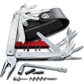 Resim yenibagshop 3.0338.L SwissTool X Plus, Deri Kılıflı 2 
