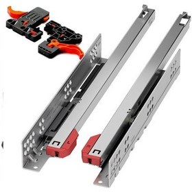 Resim SAMET ULTİMADE SLİDE 45 CM KISMİ AÇILIM TANDEM RAY MANDAL DAHİL 