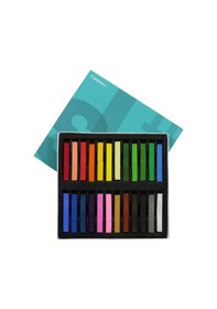 Resim Shinhan Art Soft Pastel Boya Seti Toz Pastel 24 Renk Tam Boy 