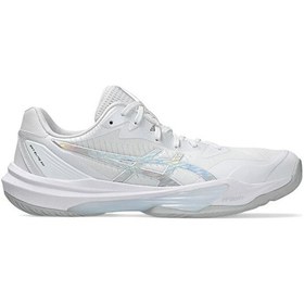 Resim Asics Sky Elite Ff 3 Kadın Beyaz Voleybol Ayakkabısı 1053a078-100 Beyaz 