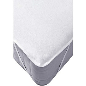 Resim Mycey Bebe Alezi 70x120 Cm Pamuk Sıvı Geçirmez Bebek Alezi Beyaz 