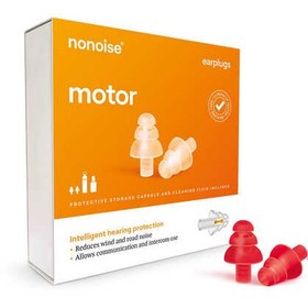 Resim NONOISE MOTOSİKLET KULAK TIKACI KIRMIZI 
