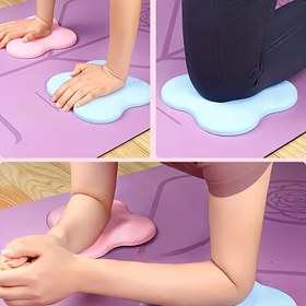 Resim 2 Adet Kaydırmaz Yoga Dizlik, Yoga Pilates Egzersiz Pedi, Kalın Dizlik, Diz/Dirsek/Bilek Destek, Güç Antrenmanı, Tablet Destek, Pilates ve Fiziksel Egzersizler İçin Uygun 