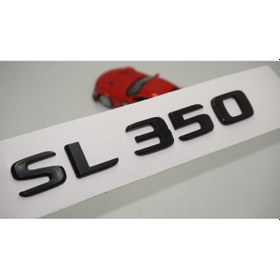 Resim SL 350 Bagaj Parlak Siyah ABS 3M 3D Yazı Logo 