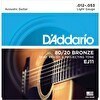 Resim D'Addario EJ11 Akustik Tel Set Light 