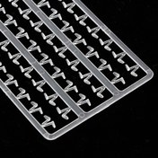 Resim 10'lu Paket Şeffaf Plastik Sade Balıkçılık Yem Durakları - Dayanıklı, Hafif ve Kullanımı Kolay Yüzeyde Yüzen, Mısır veya Et Yemi için V Şekilli Tasarım | Hafif Uzatıcılar, Balık Oltası Yemleri 