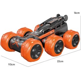 Resim Force1 Atomic x Uzaktan Kumandalı Şarjlı Araba Tırmanan 6 Teker Yüksek Kalite Rc Akrobasi Arabası 