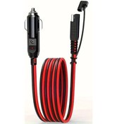 Resim Xuweiwei 12v 15a 5ft 150cm Hızlı Ayrılmalı Sae Akü Şarj Kablosu 12awg Uzatma Kordonu Tüm Araçlar İçin 
