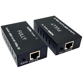Resim FULLY HDMI To Cat6 Extender 60Metre Uzatıcı 